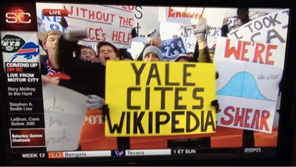 Yale Cites Wikipedia